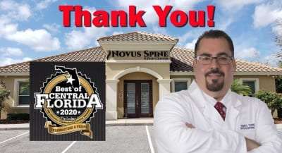 Novus Spine & Pain Center recognized as the Best of Central Florida